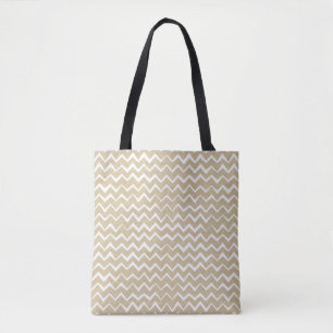 Bolsa Tote Teste padrão de ziguezague