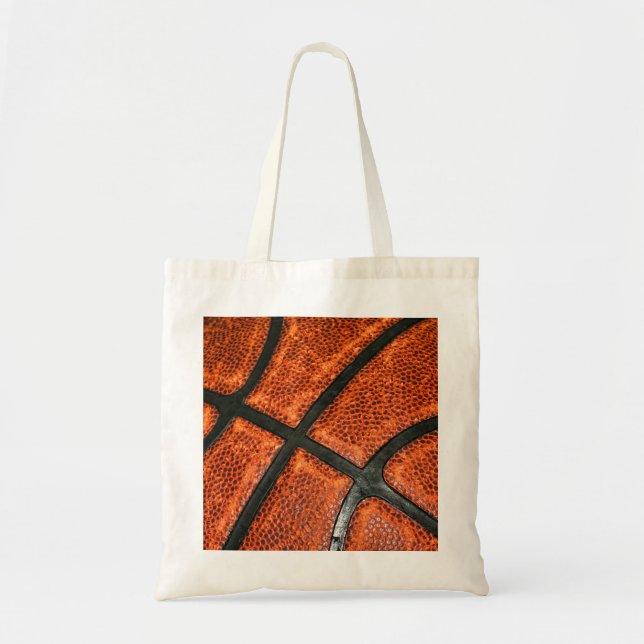 Bolsa Tote Teste padrão do basquetebol (Frente)