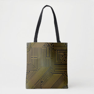 Bolsa Tote Teste padrão do conselho de circuito do computado