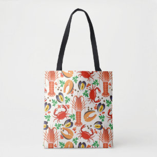 Bolsa Tote Teste padrão do marisco