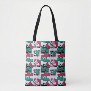 Bolsa Tote Teste padrão do papai noel do palhaço de Batman 