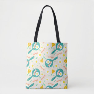 Bolsa Tote Teste padrão do pequeno almoço