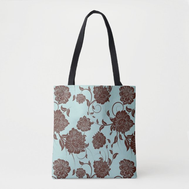 Bolsa Tote Teste padrão floral 10 (Frente)