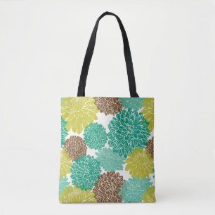 Bolsa Tote Teste padrão floral 11