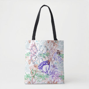 Bolsa Tote Teste padrão floral 5