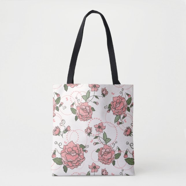 Bolsa Tote Teste padrão floral 5 2 (Frente)