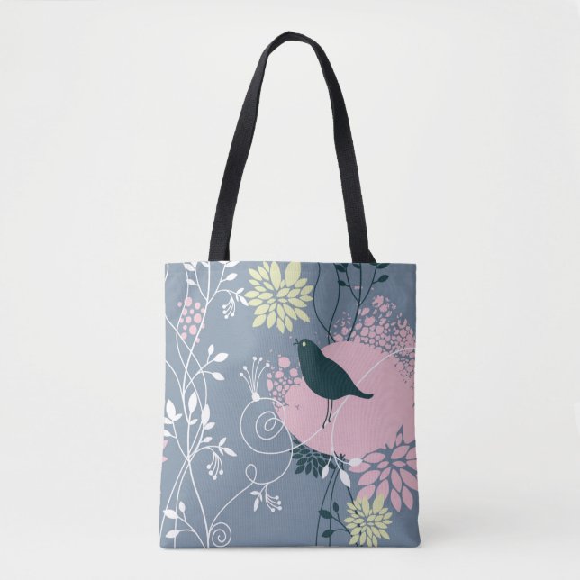 Bolsa Tote Teste padrão floral 7 (Frente)