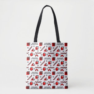 Bolsa Tote Teste padrão geométrico 110719 do estilo de