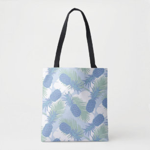 Bolsa Tote Teste padrão Pastel tropical do abacaxi