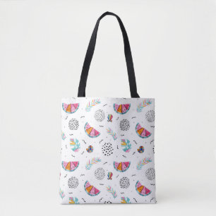 Bolsa Tote Teste padrão tropical do verão do estilo de