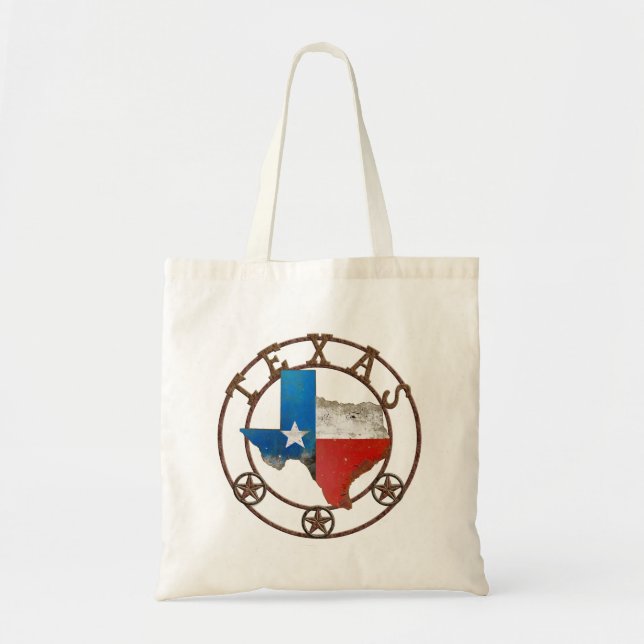 Bolsa Tote Texas Barn Art (Frente)