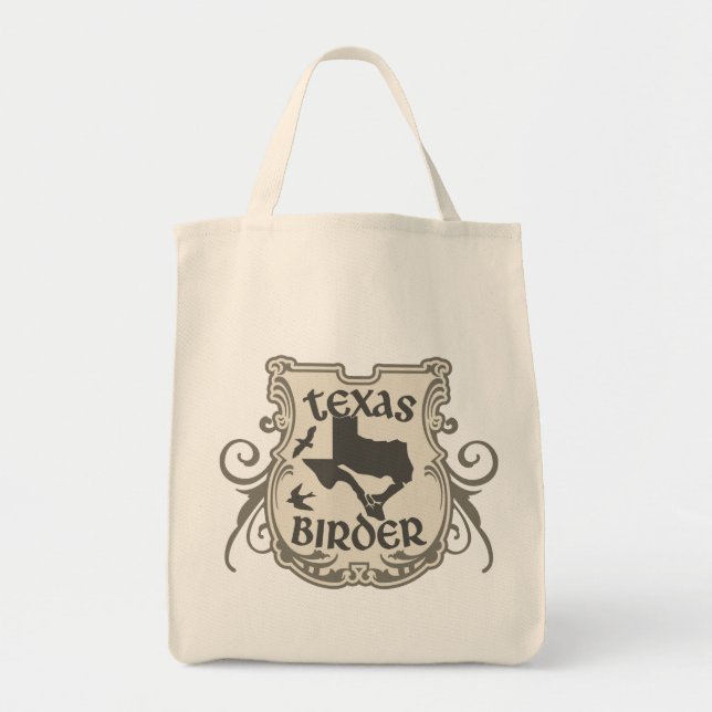 Bolsa Tote Texas Birder (Frente)