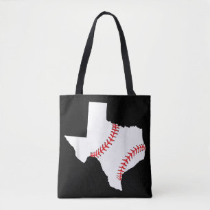 Bolsa Tote Texas de beisebol Estado engraçado Texas de beiseb