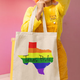 Bolsa Tote Texas Orgulho gay Rainbow