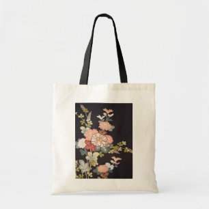 Bolsa Tote Têxtil KIMONO Japonês, Padrão Floretal