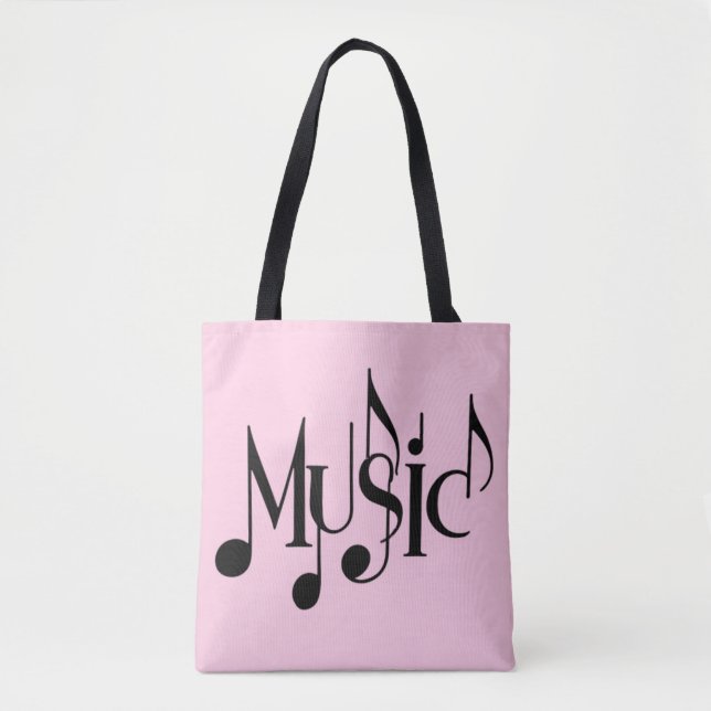 Bolsa Tote Texto de Música (Frente)