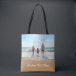 Bolsa Tote Texto Fotográfico Personalizado Saco Fotografias d<br><div class="desc">Foto e texto personalizados - Design único - Família personalizada/amigos ou presente pessoal - Adicione seu texto e foto - Redimensionar e mover elementos com a ferramenta Personalização! Escolha fonte / tamanho / cor! Boa Sorte - Seja Feliz :)</div>