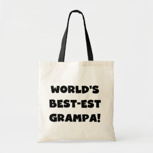 Bolsa Tote Texto Negro - Camisetas de vovô mais bonitas do mu