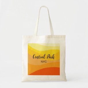 Bolsa Tote Texto Personalizado do outono do Central Park Colu