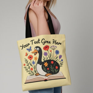 Bolsa Tote Texto Personalizado Pato Tolo Agradecimento ao Pro