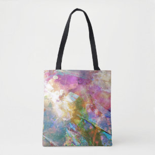 Bolsa Tote Textura abstrata do grunge com pintura 3 da