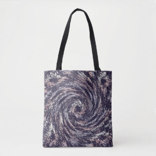 Bolsa Tote Textura abstrata do redemoinho