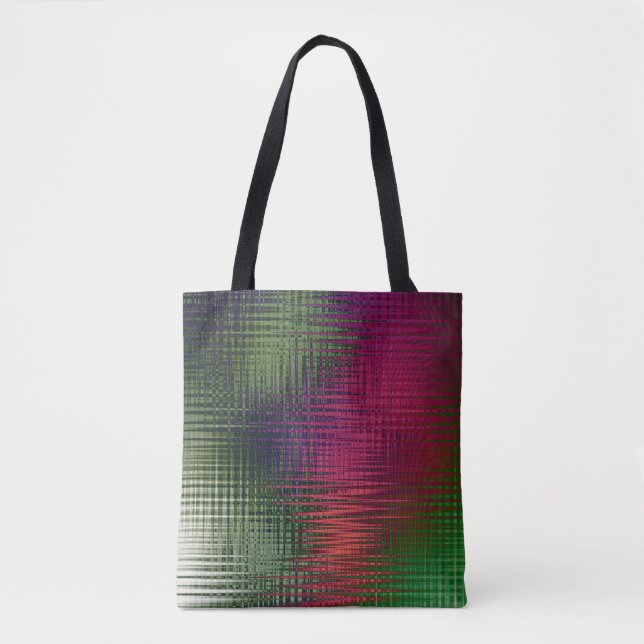 Bolsa Tote textura abstrato líquida cristal de gelo congelado (Frente)