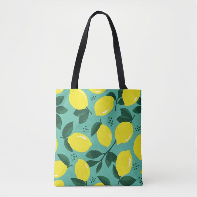 Bolsa Tote Textura creativa de tinta azul-rosa, abstrato. (Frente)