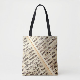 Bolsa Tote Textura de fundo em um escrevendo de livro