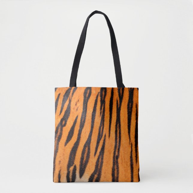 Bolsa Tote Textura de impressão Tiger (Frente)