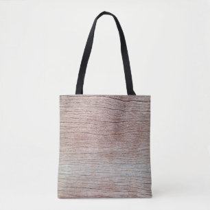 Bolsa Tote Textura de madeira antiga com belos padrões natur