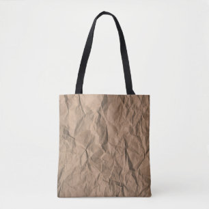 Bolsa Tote Textura de papel de reciclado áspero e grosso