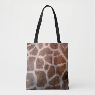 Bolsa Tote Textura de pele de girafa