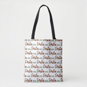 Bolsa Tote Textura de robins em toda a parte (escolha a cor)