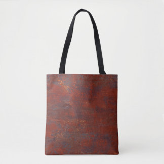 Bolsa Tote textura enferrujada de abstrato: stucco realista