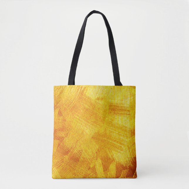 Bolsa Tote Textura luxuosa do ouro, fundo abstrato. (Frente)