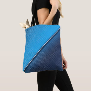 Bolsa Tote textura metálica abstrata do inclinação