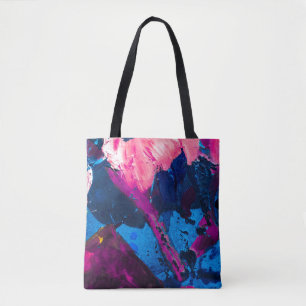 Bolsa Tote Textura pintada artística, decoração moderna.