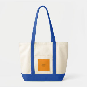 Bolsa Tote Textura Retro Laranja – Arte de Vibrações de Verão