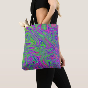 Bolsa Tote texturas psicodélicas