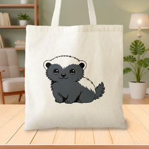 Bolsa Tote Texugo De Mel De Desenho Fofo