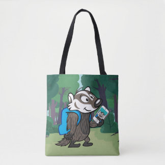 Bolsa Tote Texugo Selfie do filho do baby-boom do guaxinim |