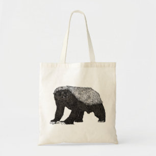 Bolsa Tote Texugo Valente Atitude Destemida Animal Arte