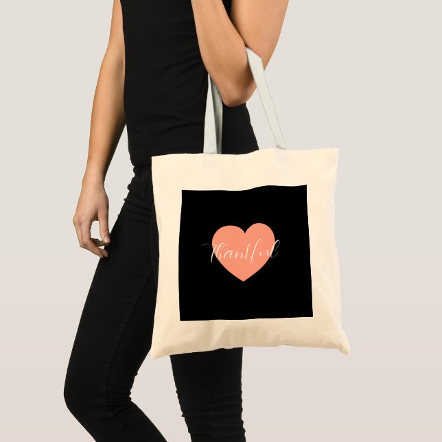 Bolsa Tote Thankful - Collection Automne Doux (Frente (produto))