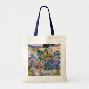 Bolsa Tote Thatch Roof Cottages por Hill por Vincent van Gogh