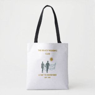 Bolsa Tote The Beach Wedding Club Oceano Luxo
