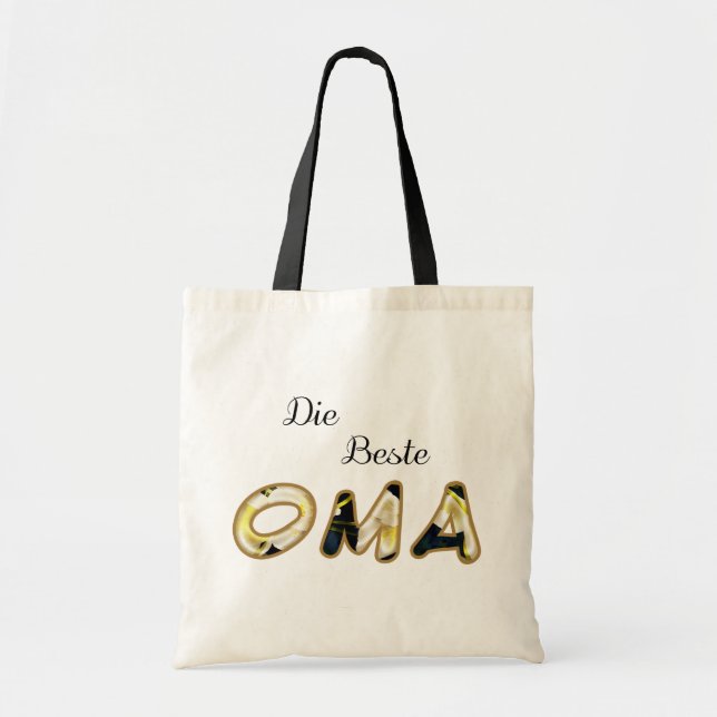 Bolsa Tote The Best Oma In German Tote Bag (Frente)