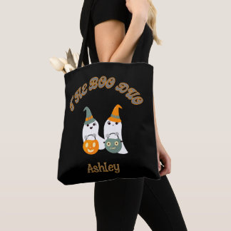 Bolsa Tote The Boo Duo - Sacola de Halloween de Fantasmas Fof