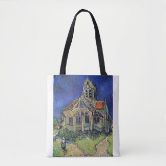 Bolsa Tote The Church at Auvers 1890 by Vincent van Gogh