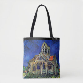 Bolsa Tote The Church at Auvers – Custom Text